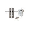IVER DOOR LEVER ANNECY STEPPED BACKPLATE - KIT