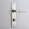 IVER BERLIN DOOR LEVER CHAMFERED BACKPLATE