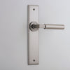 IVER BERLIN DOOR LEVER CHAMFERED BACKPLATE