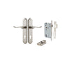 IVER DOOR LEVER STIRLING SHOULDERED BACKPLATE - KIT