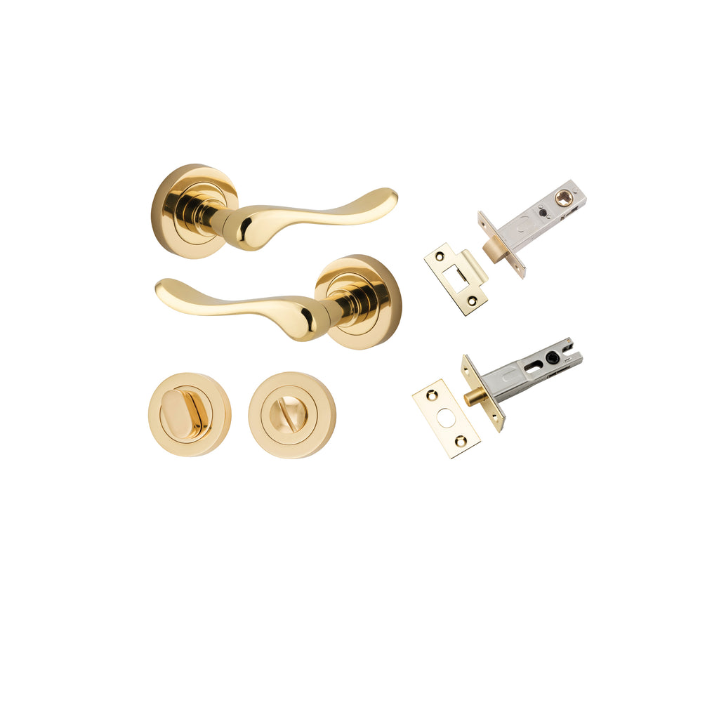 IVER DOOR LEVER STIRLING ROUND ROSE BACKPLATE - KIT – The Lock Shop