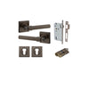 IVER HELSINKI LEVER SQUARE ROSE - KIT