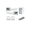 IVER HELSINKI LEVER SQUARE ROSE - KIT
