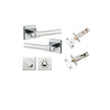 IVER HELSINKI LEVER SQUARE ROSE - KIT
