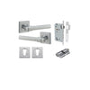 IVER HELSINKI LEVER SQUARE ROSE - KIT