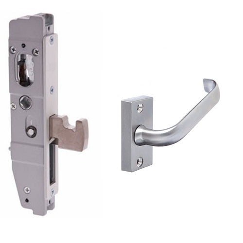 LOCKWOOD 3542 MORTICE LOCK AND 45 DEGREE ESCAPE LEVER (NO CYLINDERS)