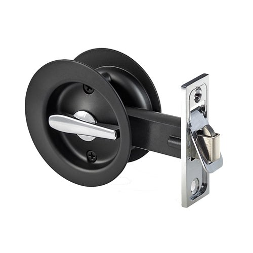 GAINSBOROUGH CIRCULAR SLIDING CAVITY DOOR PRIVACY SET