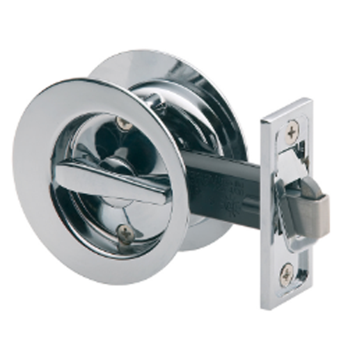 GAINSBOROUGH CIRCULAR SLIDING CAVITY DOOR PRIVACY SET