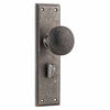 TRADCO MILTON DOOR KNOB ON PLATE