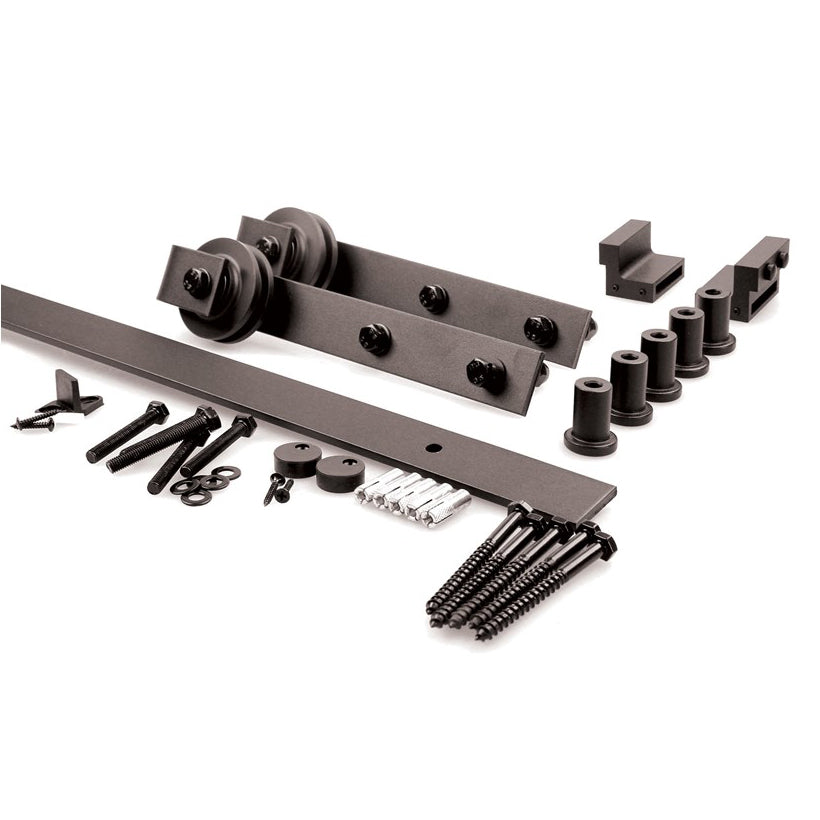 LOCKWOOD OUTLAND TRACK AND HARDWARE KIT 2M/3M BLACK – The Lock Shop