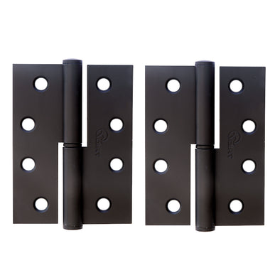 TRIO MATT BLACK LIFT OFF HINGE (PAIR) 100MM x 75MM x 2.5MM