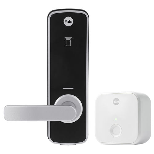 YALE UNITY ENTRANCE LOCK SILVER WITH CONNECT BRIDGE – The Lock Shop