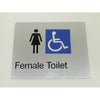 FEMALE DISABLED TOILET SIGN