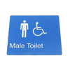 MALE DISABLED TOILET SIGN