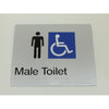 MALE DISABLED TOILET SIGN