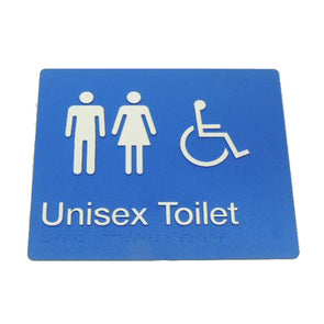 UNISEX DISABLED TOILET SIGN