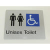 UNISEX DISABLED TOILET SIGN